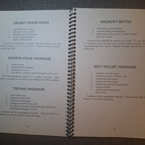 Chinook Planks Cook Book Seafood Wood Northwest Tradition Vintage 1997 Native - Picture 5 of 7